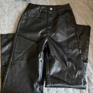 Faux Leather Pants